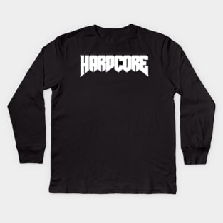Hardcore Doom Video game Retro Gaming video game Kids Long Sleeve T-Shirt